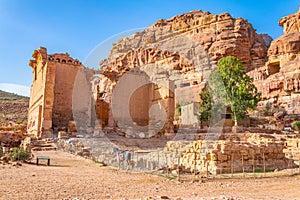 Qasr al Bint in Petra, Jordan