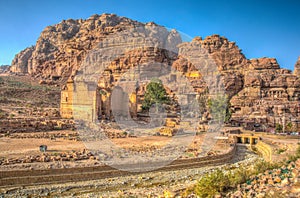 Qasr al Bint in Petra, Jordan