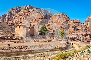 Qasr al Bint in Petra, Jordan