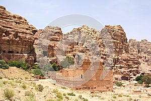 Qasr al-Bint in Petra, Jordan