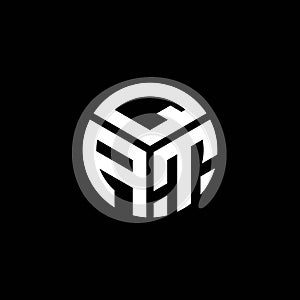 QAT letter logo design on black background. QAT creative initials letter logo concept. QAT letter design