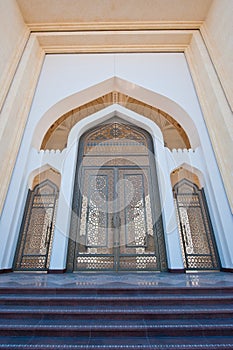 Qatar state mosque main entrance