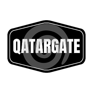 Qatargate symbol icon illustration