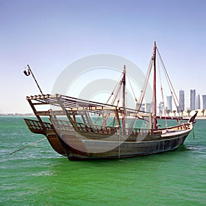 Qatari boom dhow