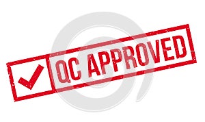 Qc Approved rubber stamp
