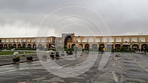 Qeysarieh Gate in Naghshe jahan Square, isfahan city, IRAN
