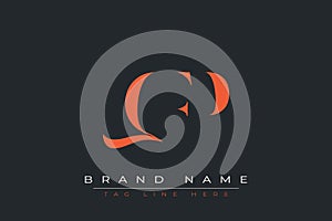 QFP abstract letter logo design