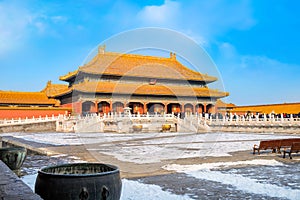 Qianqinggong Palace of Heavenly Purity at the Forbidden City in beijing, China