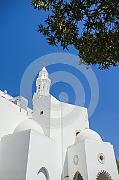 Qiblatain Mosque, historical and heritage building, one of popular Mosque in Medina, Saudi Arabia