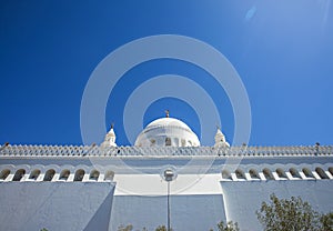 Qiblatain Mosque, historical and heritage building, one of popular Mosque in Medina, Saudi Arabia
