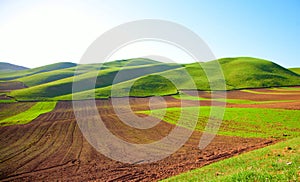 Qilian mountain landscapes