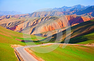 Qilian mountain landscapes