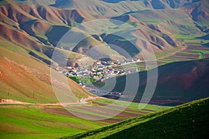 Qilian mountain landscapes