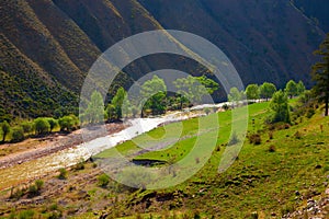 Qilian mountain landscapes