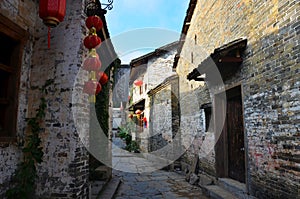 The Qin clan ancient village in Guangxi province in China.