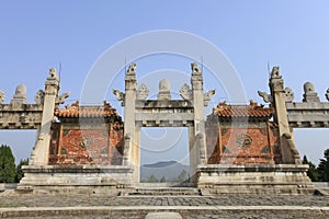 Qing dongling, longfeng door