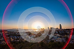 Qingdao City Sunset View photo