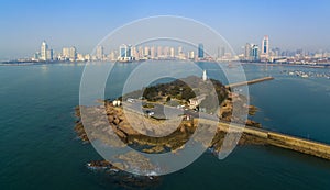 Qingdao coast landscape China