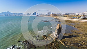 Qingdao coast landscape China photo