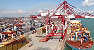 Qingdao Port Container Terminal photo