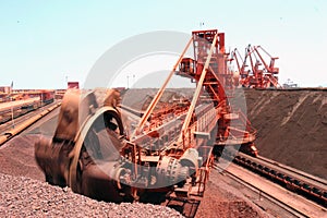 Qingdao port iron ore terminal