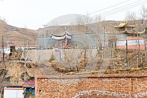 14th Dalai Lama Birthplace in Taktser village, Haidong, Qinghai, China. photo