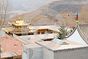 14th Dalai Lama Birthplace in Taktser village in Haidong, Qinghai, China. photo