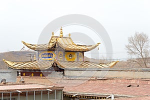 14th Dalai Lama Birthplace in Taktser village in Haidong, Qinghai, China. photo