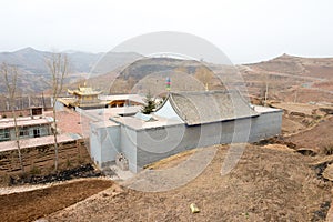 14th Dalai Lama Birthplace in Taktser village in Haidong, Qinghai, China. photo