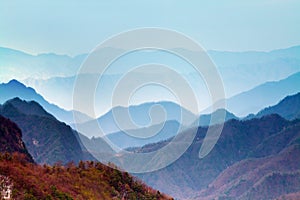 Qinling mountain spring china