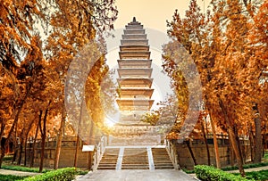 Qiyun Pagoda of Baima Temple, Luoyang, China