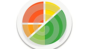 A QlikView icon representing the business intelligence software used for creating interactive data created with Generative AI