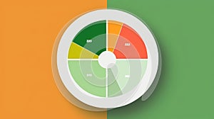 A QlikView icon representing the business intelligence software used for creating interactive data created with Generative AI
