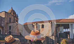 Qorikancha ruins and convent Santo Domingo in Cuzco, Peru. Inca Ruins. photo