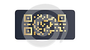 QR Code Barcode Scan Icon Vector, vector design Generative AI