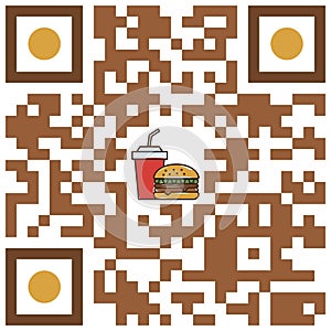 Qr code fast food restaurant