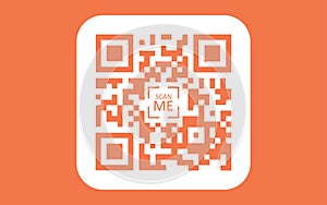 Qr code vector icon sign symbol