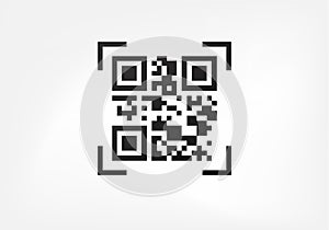 Qr code illustration