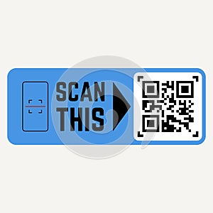 QR code label