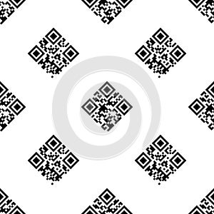 QR Code seamless pattern