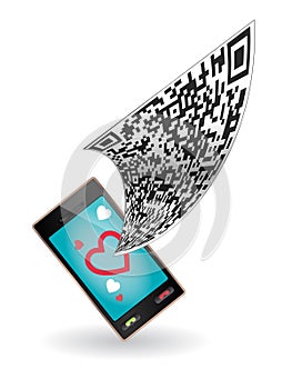 QR code and Smartphone