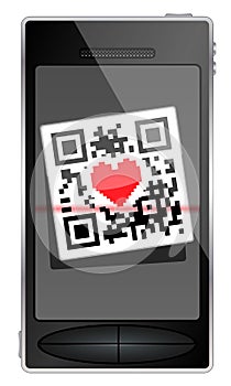 QR code and Smartphone