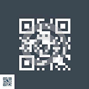 QR Code Vector Icon