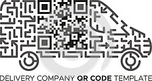 QR van delivery