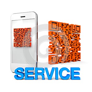 QRcode Mobile Phone Service