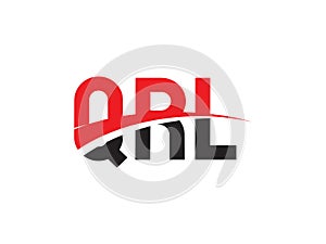 QRL Letter Initial Logo Design Vector Illustration