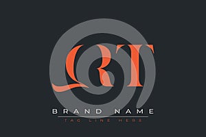 QRT abstract letter logo design