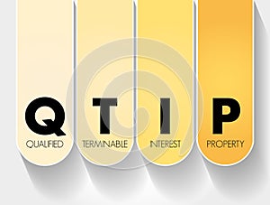 QTIP - Qualified Terminable Interest Property acronym, concept background