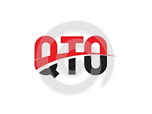 QTO Letter Initial Logo Design Vector Illustration
