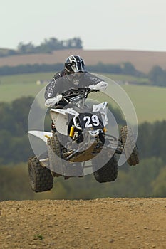 Quad jump (vertically)